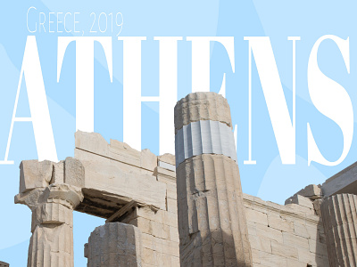 Athens adventure athens design graphic design greece minimal photoshop travel traveller travelling trip