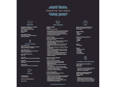 Resume branding cv design graphic design icon logo resume vector