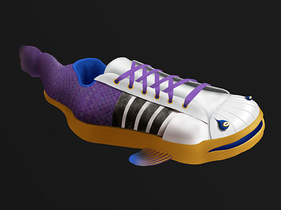 Sneaker evolution evolution fish illlustration mutation procreate shoe sneaker