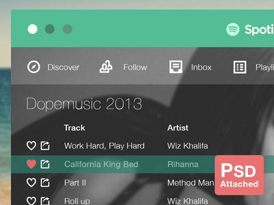(PSD) Spotify Flat