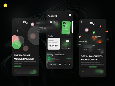 Digital Bank App Design