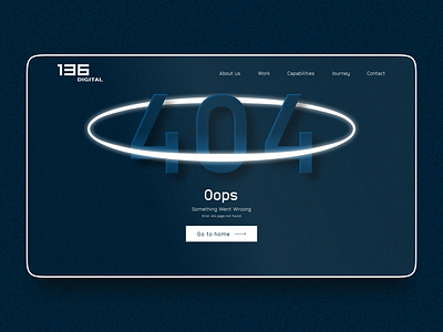 404 page for marketing agency website in London