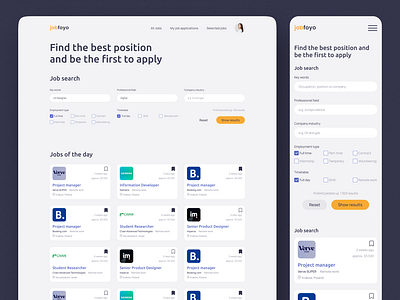 Jobfoyo — job search service