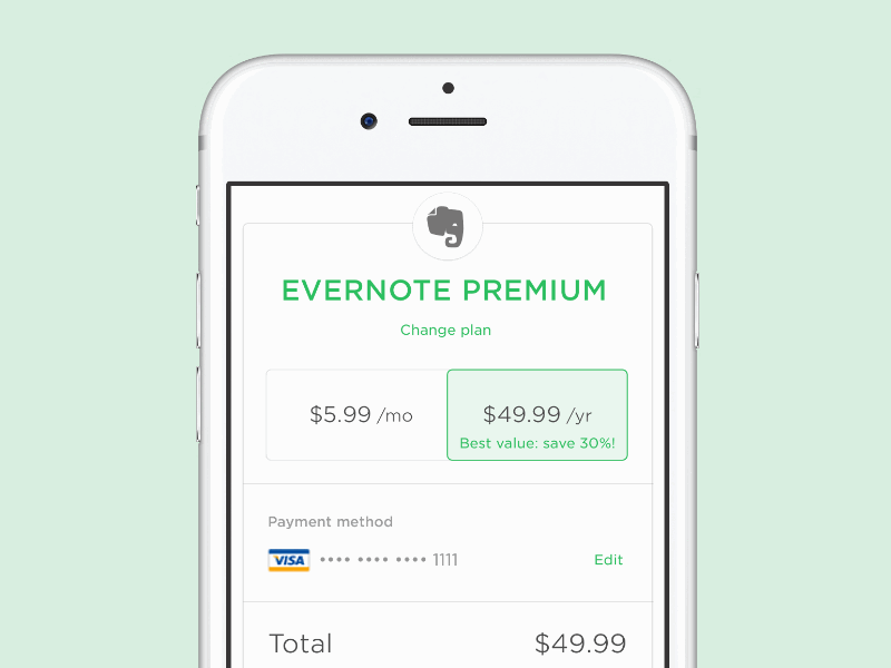 Checkout animations animation checkout commerce evernote framer ios mobile prototyping ui ux