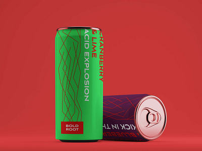 Beverage Logo and Packaging Design beverage branding can design high contrast logo packaging soda typography