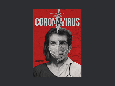 C O R O N A V I R U S — 2019 collage coronavirus graphicdesign papercut poster a day poster art quarantine typogaphy