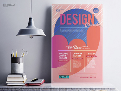 Design Camp 2019 illustrator photoshop poster