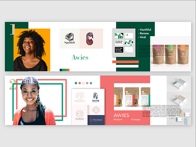 Stylescape for the Awies brand brand identity identity design moodboard stylescapes