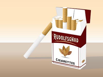 Cigarette box mock up