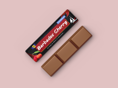 Barbados Cherry bar | Paper&Foil Packaging Design | Mock-up barbados better reach brand branding case study cherry choco bar chocolate concept confectionery design dessert exploration food packaging fruits graphic design identity design pack packaging sweets