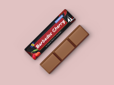 Barbados Cherry bar | Paper&Foil Packaging Design | Mock-up