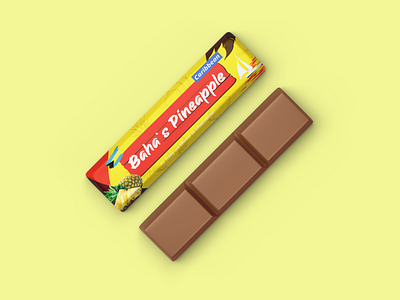 Choco fruit bar | Paper&Foil Packaging Design | Mock-up