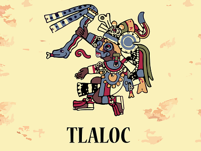 Aztec god Tlaloc