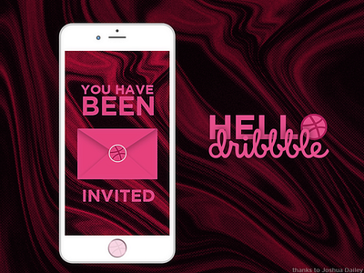 First Dribbble Shot abstract background design