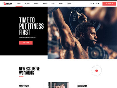 Fitlap - Gym & Fitness Club WordPress Theme fitness club fitness website gym wordpress theme wpopal