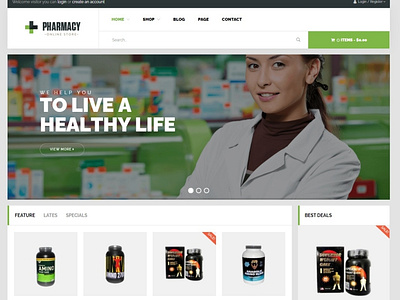 Pharmacy WooCommerce WordPress Responsive Theme - Opal_WP