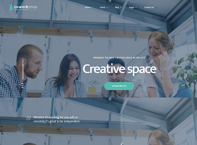 Coworkshop | Coworking Space WordPress Theme - Opal_WP best wordpress themes coworkshop opal wp wordpress theme