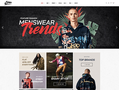 Striz - Fashion Ecommerce WordPress Theme - Opal_WP fashion wordpress themes opal wp striz wordpress theme