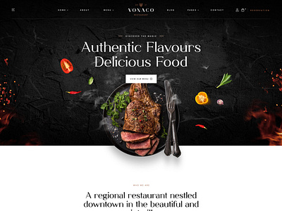 Vonaco - Restaurant & Coffee Shop WordPress Theme