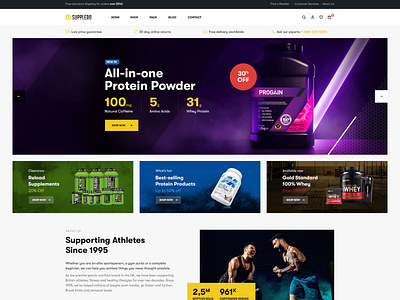 Supplero Supplement Store WooCommerce Theme - Opal_WP