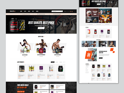 Nutritix - Supplement & Nutrition WooCommerce Theme - Opal_WP beauty cosmetics design ecommerce fitness health healthcare medicine nutritions pharmacy shop shopping store supplements theme ui vitamin website woocommerce wordpress