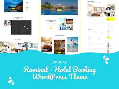 Rominal - Room Booking WordPress Theme - Opal_WP accommodation apartment design ecommerce homestay hostel hotel motel opal wp reservation resorts responsive room themeforest ui villa website woocommerce wordpress wordpress theme