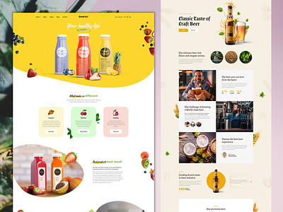 Drink Store Landingpage WordPress Theme - Smartic bar beer store drink shop ecommerce landing page liquid store one product online shopping opal wp pub responsive shop store themeforest ui website design wine store woocommerce wordpress wordpress theme