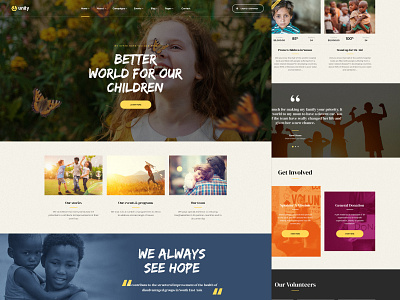 Unity - WordPress Charity Crowdfunding Theme Websites causes charity crowdfunding donation fundraising nonprofit opal wp responsive website website design website development wordpress wordpress theme