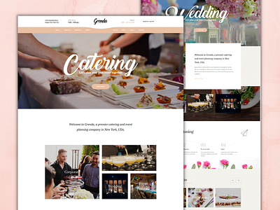 Grenda - Event Planning & Catering WordPress Theme catering catering restaurant ceremony clean design event company event planner event planning events modern opal wp responsive services website website design website development wedding planner wedding planning wordpress wordpress theme
