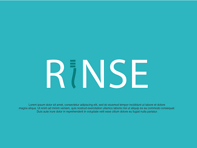 RINSE unused dental logo