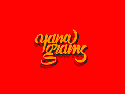 Yana Logo Hand lettering