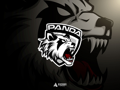 Panda Mascot Logo