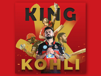 Virat Kohli - Design Poster