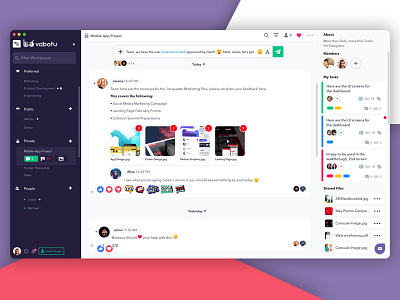 Messaging UI - Vabotu app design mac app ui ui design web design