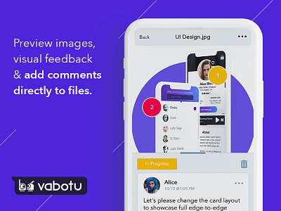 Visual Feedback - Vabotu app design design ui ui design web design website design