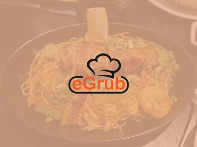 eGrub Logo branding design graphic design icon illustration logo restaurant vector