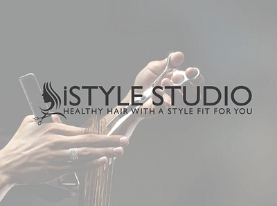 iSTYLE STUDIO Logo branding design graphic design hair salon haircut icon illustration istyle studio logo istyle studio logo logo logodesign vector