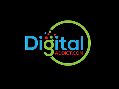 Digital Addict creative design digital digital logo graphic design icon logo vector