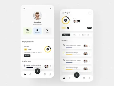 Task management app app clean daily task design devsnet kanban management minimal mobile mobile app product project routine schedule task to do ui ux