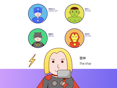Marvel character avatar-Favorite comics