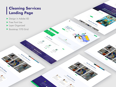 Cleaning Services Agency Landing Page