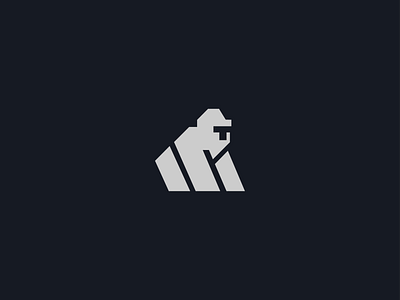 Gorilla simple logo animation illustration logo simple vector