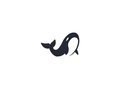 cute whale animal brand brand and identity branding illustration logo