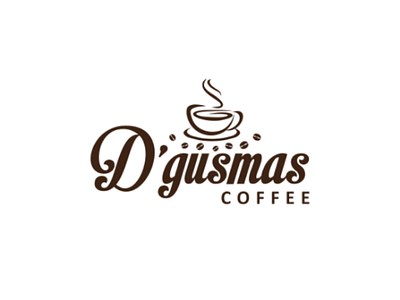 D'gusmas Coffe Shop adobe ilustrator brand coffee coffee shop design logo