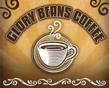 Logo for Glory Beans Coffee coffee design logo