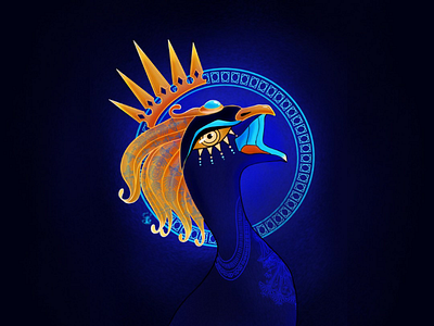 Jewelled Peacock