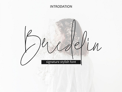 Bredelin-signature font