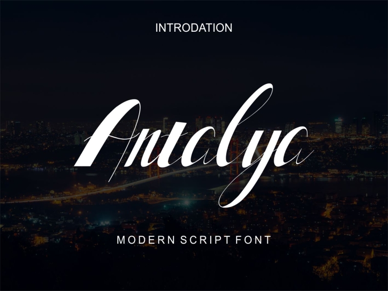 Antalya-modern script by Shark Studio on Dribbble