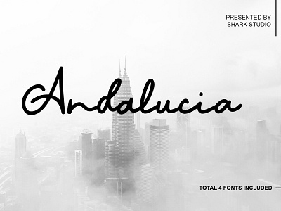andalucia caligraphy company profile design digital product font font design freebie freebies handlettering