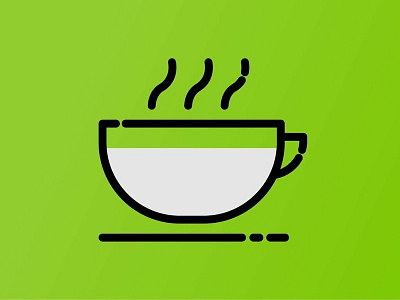 Coffee Outline Icon Designed with Illustrator icon illustrator vector